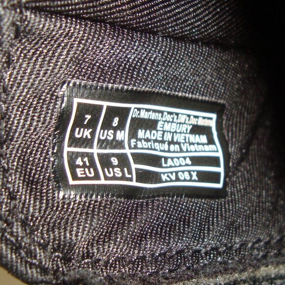 Dr. Martens Unisex EMBURY LEATHER CASUAL CHELSEA BOOTS Size 8 Men, 9 Women - Picture 3 of 13